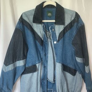 Multicolor Patched Denim Jacket